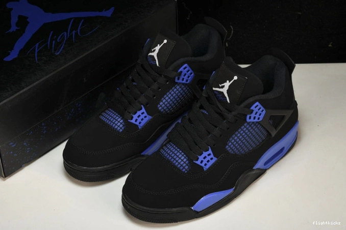 Black 4 Game CT8527-018 Retro Royal Jordan 0717